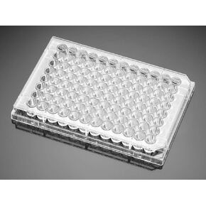 Corning 351172, Falcon 96-Well Clear Flat Bottom Not Treated Cell Culture Microplate, with Lid, Individually Wrapped, Sterile, 50 per Case in Kuwait