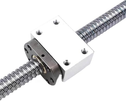 المسمار برغي كرة من الفولاذ المقاوم للصدأ SFU2010 برغي الكرة مع RM2010 Ball Screw Nut BKBF15 DSG20H مع 1050 مم-1500 مم لمعالجة الأجزاء (1050 مم) in Saudi Arabia