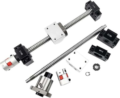 Double nut Ball Screw Control Machine SFS2020 L200-1000mm Ball Screw Set with Single Nut+BKBF15+DSG20H+Coupling(350mm) in Saudi Arabia