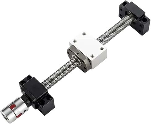 Double nut Ball Screw Control Machine SFS2020 L200-1000mm Ball Screw Set with Single Nut+BKBF15+DSG20H+Coupling(350mm) in Saudi Arabia