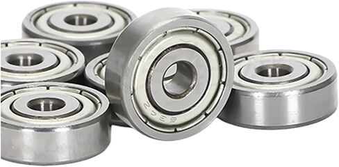 10pcs/100pcs 606ZZ 6 * 17 * 6mm Deep Groove Ball Bearing 606 2Z ZZ 2RS DDU 6mm Bore Chrome Steel Miniature Bearings(606 ZZ Premium,100Pcs) in Saudi Arabia