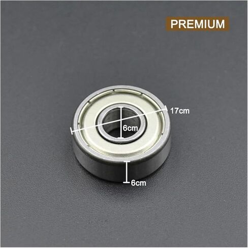 10pcs/100pcs 606ZZ 6 * 17 * 6mm Deep Groove Ball Bearing 606 2Z ZZ 2RS DDU 6mm Bore Chrome Steel Miniature Bearings(606 ZZ Premium,100Pcs) in Saudi Arabia