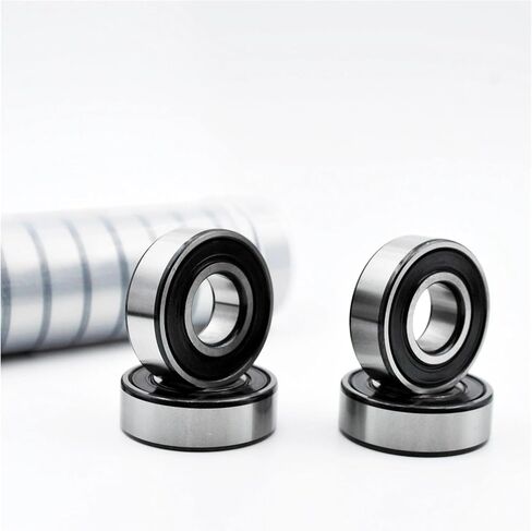 2/10pcs 6202 2RS ZZ 15 * 35 * 11mm 2z DDU 6202zz القطر الداخلي 15 مم من محامل كروم الأخدود العميقة (6202 2RS العادية ، 10pcs) in Kuwait