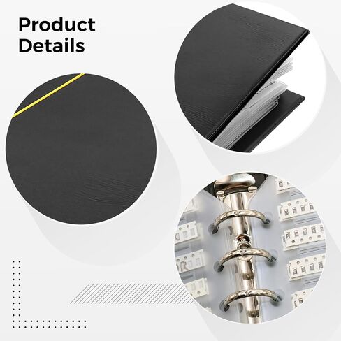 Metal Film Resistor Kit 0805 SMD, 170 Values x 50 Pcs Each = 8500 Pcs Total, 1% Tolerance Surface Mount Components, Electronic Component Assortment with Storage Book in Saudi Arabia