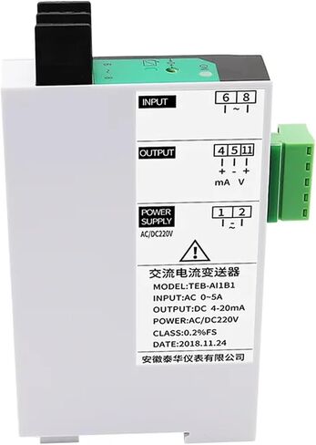 AC Voltage Transmitter 220V Input Power Output AC0-100V 300V 4-20mA 10V TEB Model Signal Isolator 40Hz-60Hz(DC24V,0-10V Out_0-300V in) in Saudi Arabia