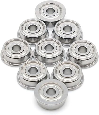 XF623 ZZ Flange Bushing Ball Bearings Accessories Parts F623ZZ 3x10x4 Mm Pulley LF1030ZZ Bearing Guide Wheel 2Pcs in Saudi Arabia