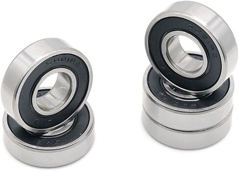 S6001-2RS S6001RS Stainless Steel 12 * 28 * 8mm Deep Groove Ball Bearing Double Rubber Cover 12×28×8mm 2Pcs in Saudi Arabia