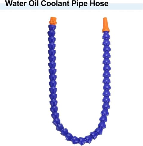 uxcell 1Pcs G3/8" Thread Flexible Water Oil Coolant Pipe Hose, 700mm Plastic Adjustable Round Nozzle Cooling Pipe Hose with Internal Tube for Lathe CNC Water Cooling System in Saudi Arabia