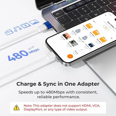 Basesailor USB to USB C Adapter 4 Pack,Type C Female to A Male Charger Cable Converter for Apple Watch Series 7,iPhone 12 13 14 15 Max,iPad 9 10 Pro 6th,Samsung Galaxy S22 S23 A13 A53 Z Flip/Fold Car in Saudi Arabia