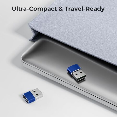 Basesailor USB to USB C Adapter 4 Pack,Type C Female to A Male Charger Cable Converter for Apple Watch Series 7,iPhone 12 13 14 15 Max,iPad 9 10 Pro 6th,Samsung Galaxy S22 S23 A13 A53 Z Flip/Fold Car in Saudi Arabia
