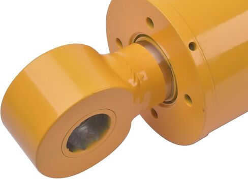 Hydraulic Stabilizer Cylinder Left or Right Hand Yellow Replacement for Case Backhoe Loader(s) Construction & Industrial(s) 580K G110510, G110511 G110673 21-3" Rod 2" in Kuwait