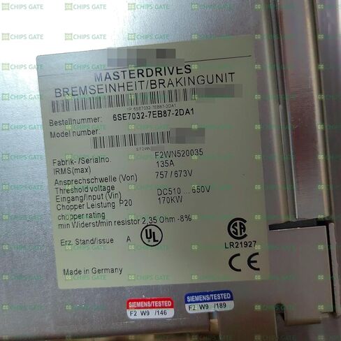 1 PCS جديد 6SE7032-7EB87-2DA1 للتسليم in Kuwait