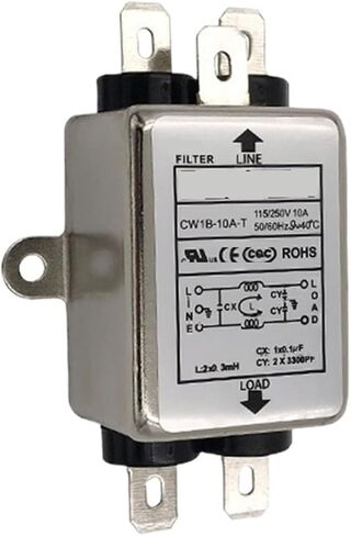 CW1B 3 6 10 15A مرحلة واحدة T AC 220V تنقية مرشح الطاقة المضاد للتداخل (Section4incw1b-15a-t) in Kuwait