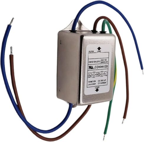 CW1D 6 10A L مع مرشح الطاقة ثنائي القطب المرحلة أحادية الطور AC 220V مضاد للمؤتمر (CW1D-6A-LAC220VBIPOLARFILTER) in Kuwait