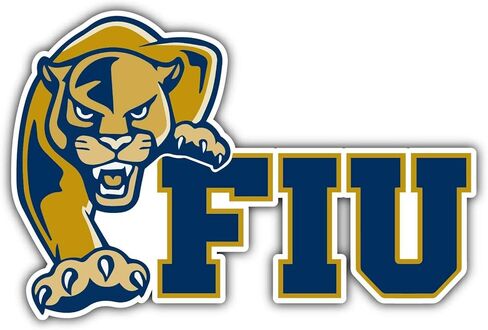 ملصق Vinyl Vinyl Fiu Panthers University College Date للمصدات ، والخوذات ، وأجهزة الكمبيوتر المحمولة ، وزجاجات المياه ، وخزائن (3 بوصات) in Kuwait