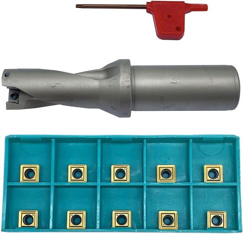 SPMG060204 10pcs + 18.5-2D-C25-SP06 SP series 2D shank dia 25mm indexable drill bit cnc lathe tools for fast U drill machinery drilling tool. in Saudi Arabia