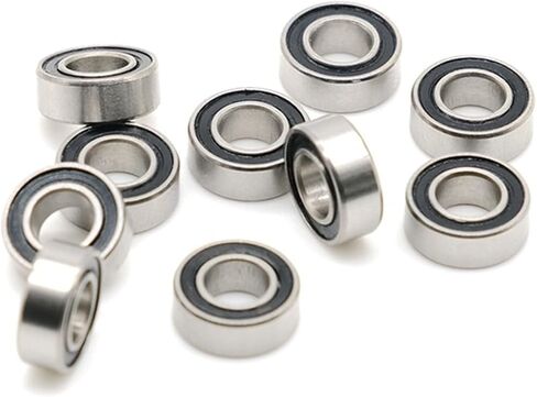 10pcs smr84rs 4x8x3 mm smr85rs smr95rs محامل كرة مصغرة من الفولاذ المقاوم للصدأ abec-7 (smr85rs 5x8x2.5) in Kuwait