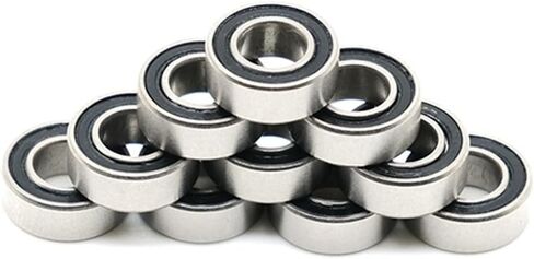 10pcs smr84rs 4x8x3 mm smr85rs smr95rs محامل كرة مصغرة من الفولاذ المقاوم للصدأ abec-7 (smr85rs 5x8x2.5) in Kuwait