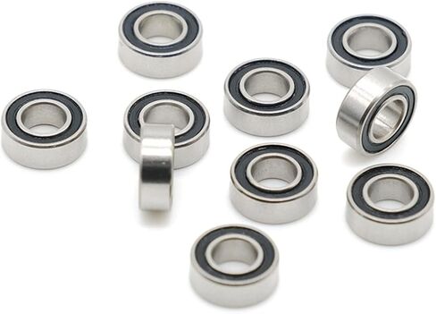 10pcs smr84rs 4x8x3 mm smr85rs smr95rs محامل كرة مصغرة من الفولاذ المقاوم للصدأ abec-7 (smr85rs 5x8x2.5) in Kuwait