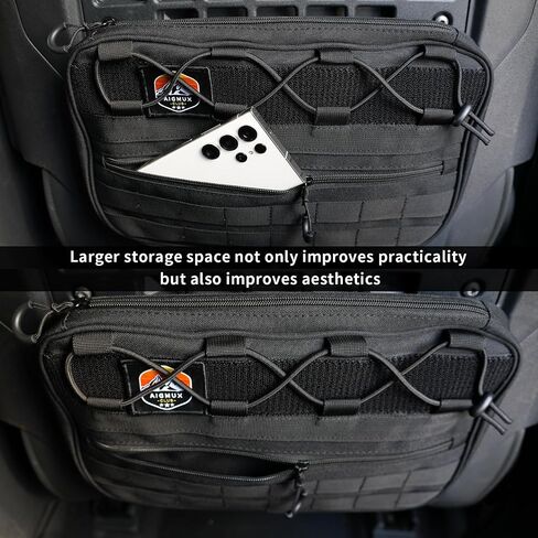 Seat Storage Bags, Storage Pockets, Interior Storage, Accessories. for Ford Bronco 2021-2025 2/4 Door in Kuwait