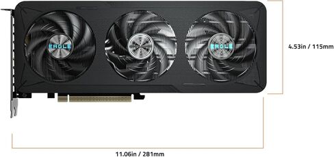 GIGABYTE GeForce RTX 4060 Eagle OC 8G Graphics Card, 3X WINDFORCE Fans, 8GB 128-bit GDDR6, GV-N4060EAGLE OC-8GD Video Card in Kuwait