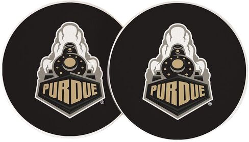 Desert Cactus Purdue University Car Accessories PU Boilermakers Absorbent Sandstone Cup Coasters Licensed Product Set of 2 (Design A) in Kuwait