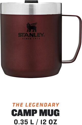 Stanley Classic Legendary Vacuum Insulated Tumbler-Stainless Steel Camp Mug, 1 Count (Pack of 1), Hammertone Green,354 milliliters in Saudi Arabia