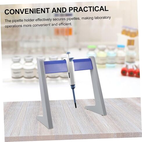 Shaped Plastic Pipette Rack Space-Saving Experimental Holder for Organized Laboratory Storage Suitable for Biomedical and Chemical Research Multi-Pipette Stand in Saudi Arabia
