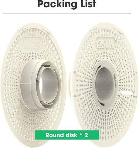 eSUN Upgraded eSpool+ Reusable and Detachable Refilament Reel, ABS Hollow Filament Holder, Easy-to-use Replacement Storage Spool, 1 Pack, 200x 67.2mm in Saudi Arabia
