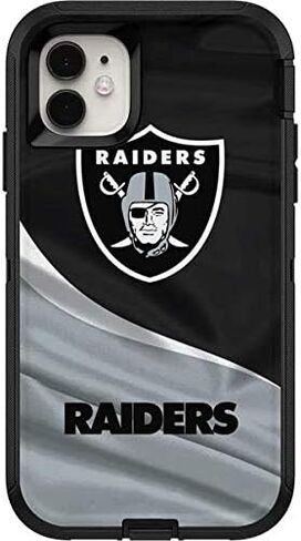 Skinit Skinit Skin Compatible مع Otterbox Defender iPhone 11 Case - تصميم NFL Las Vegas المرخص رسميًا in Saudi Arabia