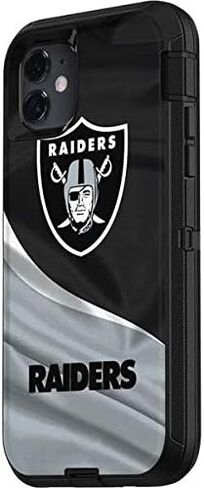Skinit Skinit Skin Compatible مع Otterbox Defender iPhone 11 Case - تصميم NFL Las Vegas المرخص رسميًا in Saudi Arabia