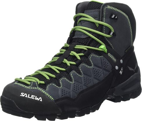 Salewa Men's MS ALP Trainer MID GTX Trekking & Hiking Boots, Black, 11 in Saudi Arabia