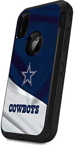 Skinit Skinit Skin Compatible مع Otterbox Defender iPhone XR - تصميم NFL Dallas Cowboys مرخص رسميًا in Saudi Arabia