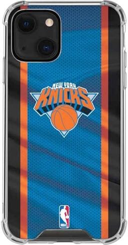 Skinit Clear Phone Case متوافق مع iPhone 14 - NBA NBA New York Knicks بعيدًا عن تصميم Jersey in Saudi Arabia