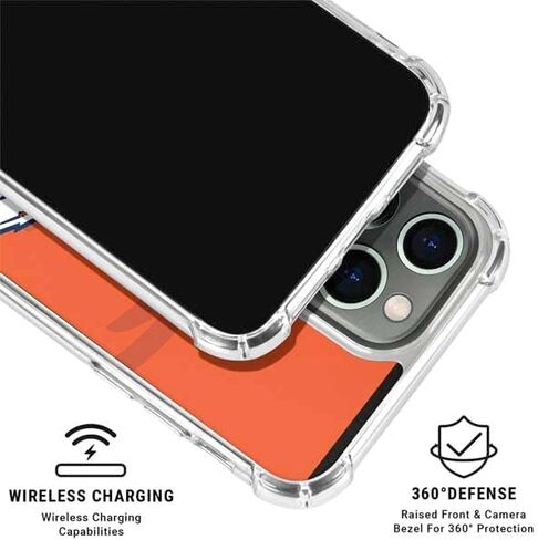 Skinit Clear Phone Case Compatible with iPhone 15 Pro Max - Officially Licensed NFL Denver Broncos Double Vision Design in Saudi Arabia