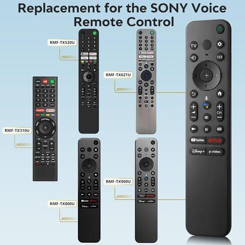 RMT-TX100U Universal Remote Control for Sony-TV-Remote, Replacement for All Sony bravia LCD LED HD Smart TV Remote, with Netflix Buttons in Kuwait