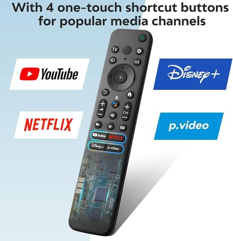 RMT-TX100U Universal Remote Control for Sony-TV-Remote, Replacement for All Sony bravia LCD LED HD Smart TV Remote, with Netflix Buttons in Kuwait