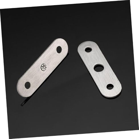 Homoyooio 12pcs door door pivot مفصلات مفصلات باب خزانة من الفولاذ المقاوم للصدأ القابلة للدوران مفصلات تصميم مزدوج الدعم لتحسين الاستقرار والتشطيب الجمالي النظيف in Saudi Arabia