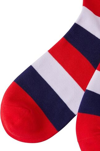 Men's Striped Socks,Cotton Crew Dress Socks in Saudi Arabia