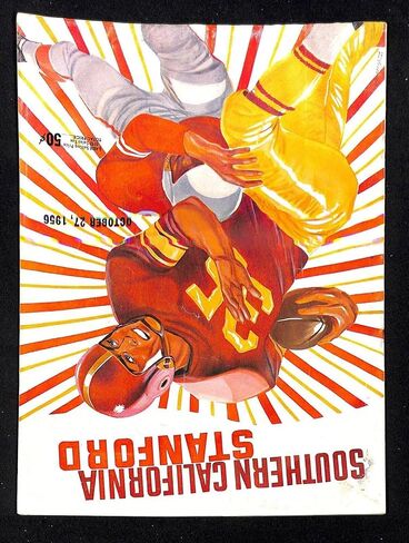 1956 Stanford v USC Football Program 10/27 Stanford Stadium 89075b57 - College Programs in Saudi Arabia