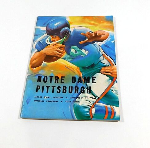 1962 Pittsburgh at Notre Dame College Football Program 11-10-62 - College Programs in Saudi Arabia