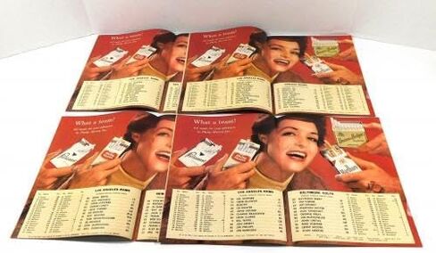 Lot of (10) Different 1959 Los Angeles Rams NFL Football Programs - NFL Programs in Saudi Arabia
