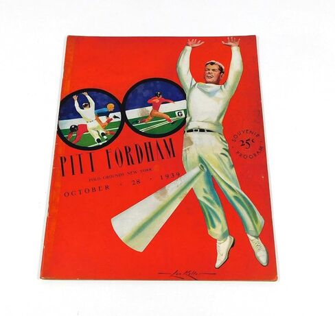 1939 بيتسبرغ في برنامج Fordham College لكرة القدم 10-28-39-برامج الكلية in Kuwait