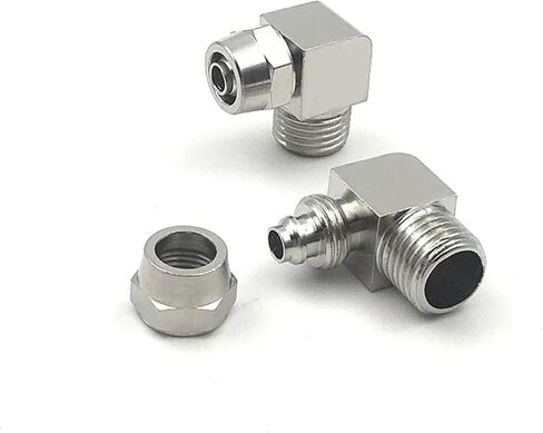 KL-PL Hose Coupler Tube Through Quick Joint OD 4/6/8/10/12mm Connector Pneumatic Elbow Fast Twist Fittings 1Pcs(KL-PL4-02) in Saudi Arabia