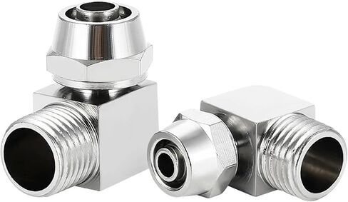 KL-PL Hose Coupler Tube Through Quick Joint OD 4/6/8/10/12mm Connector Pneumatic Elbow Fast Twist Fittings 1Pcs(KL-PL4-02) in Saudi Arabia