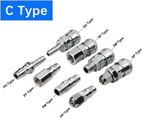 SH PH SP PP SM PM SF Pneumatic Connector Rapidities For Air Hose Fittings Coupling Compressor Accessories 1Pcs(PP Type,30) in Saudi Arabia