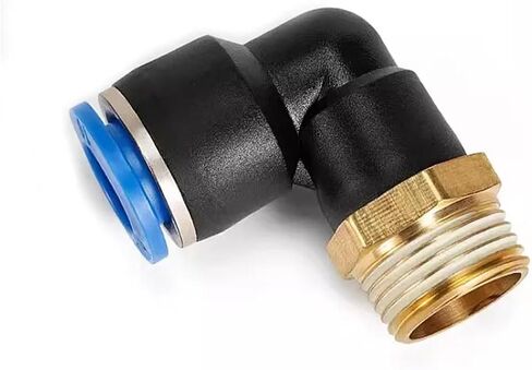 PL Pneumatic Quick Connector Threaded Elbow PL6-01/8-02/8-04/10-02/12-03 Hose Air Fitting 1Pcs(PL10-01) in Saudi Arabia