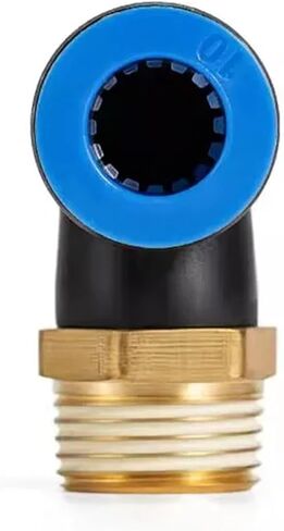 PL Pneumatic Quick Connector Threaded Elbow PL6-01/8-02/8-04/10-02/12-03 Hose Air Fitting 1Pcs(PL10-01) in Saudi Arabia
