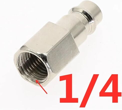 1Pcs Air Line Hose Connector Fitting Female Release 1/4" 3/8" 1/2" Inch Female Pneumatic Fittings EU Type(PF 02) in Saudi Arabia