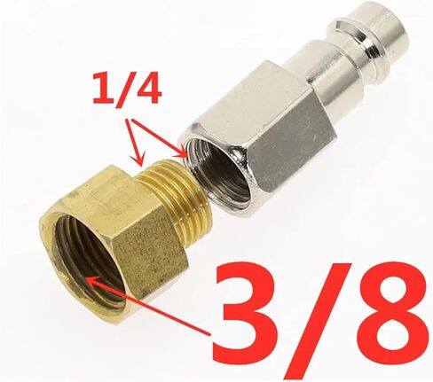 1PCS خط خرطوم خط خرطوم ملاءمة أنثى الإصدار 1/4 "3/8" 1/2 "بوصة التركيبات الهوائية الإناث من نوع الاتحاد الأوروبي (PF 02) in Saudi Arabia